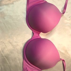 PINK Victoria’s Secret push up bra 32D brand new with tags color pink